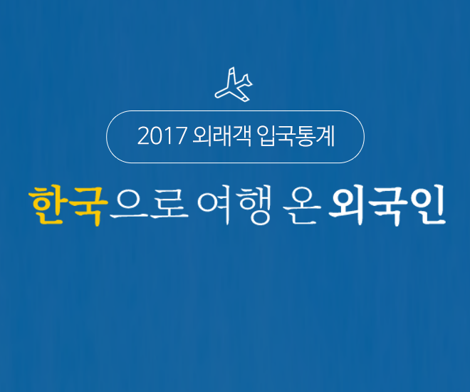 [KCTI-INFO 제74호] 2017 외래객 입국통계 : 한국으로 여행 온 외국인
